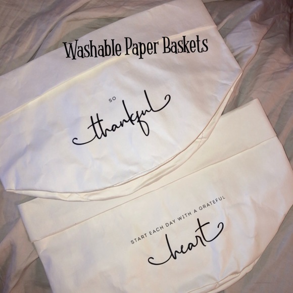 Washable Paper Basket Set Fruit & Vegetable Baskets - Picture 1 of 5